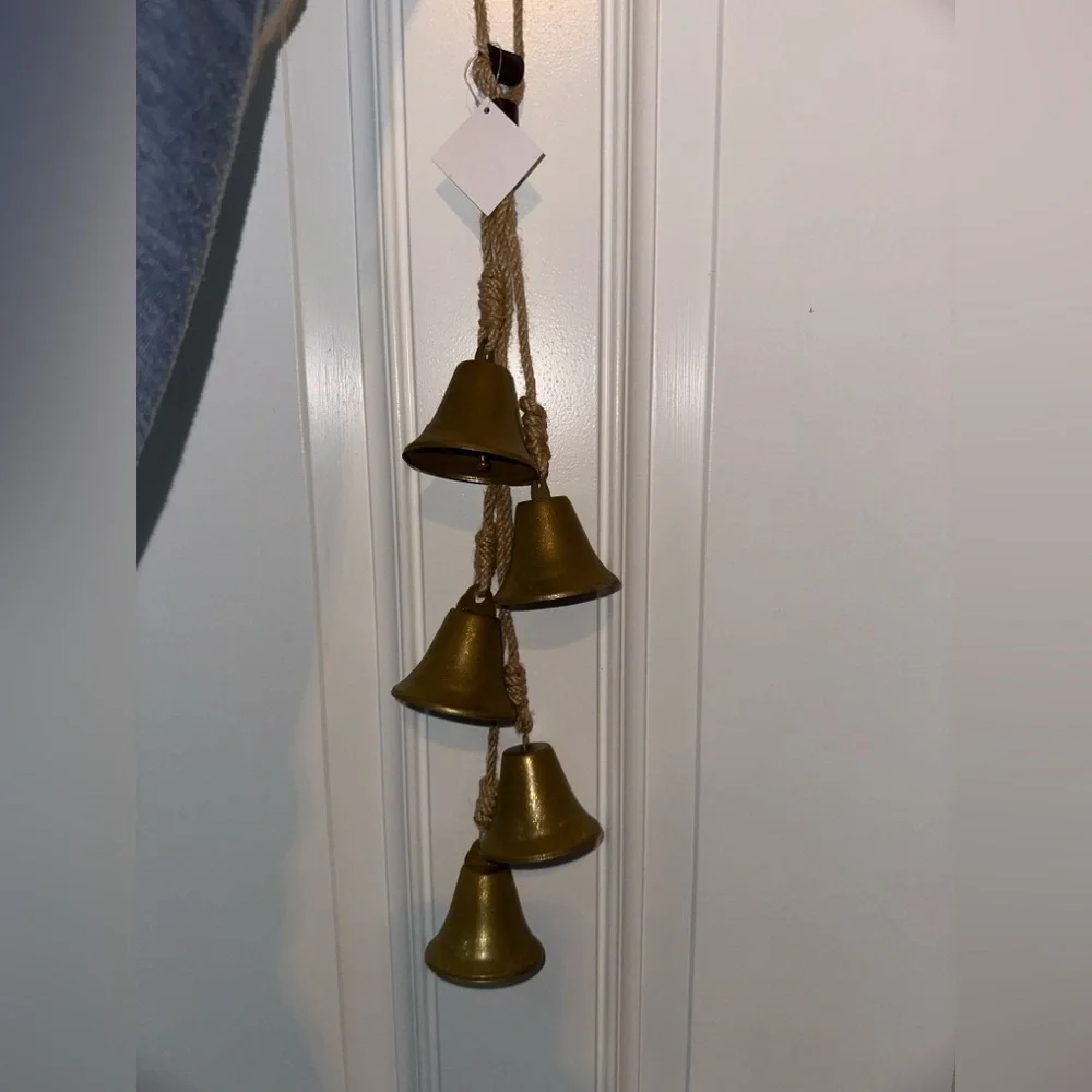 🔔 Rustic Hanging Bells - 24 Inches of Charm - Perfect for Your Home! 🔔